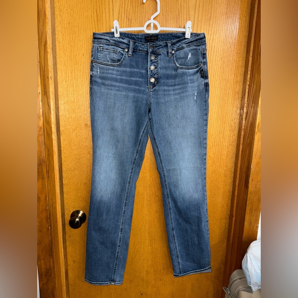 Silver Jeans Blue Skinny Jeans Classic Style
